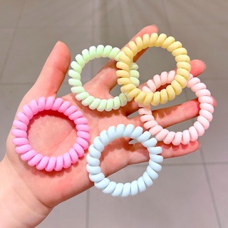 Chun buộc tóc lò xo siêu bền Màu Pastel Korea Style - Dây xoắn cuộc tóc Kiểu Hàn Quốc