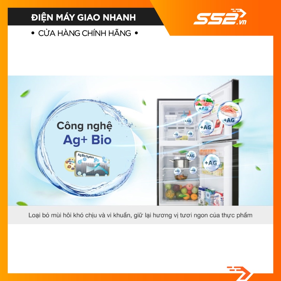 Tủ Lạnh Toshiba Inverter 180 Lít GR-B22VU UKG - Bảo Hành Chính Hãng