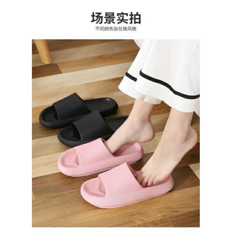 Dép bánh mì cao 3 cm chống trơn trượt