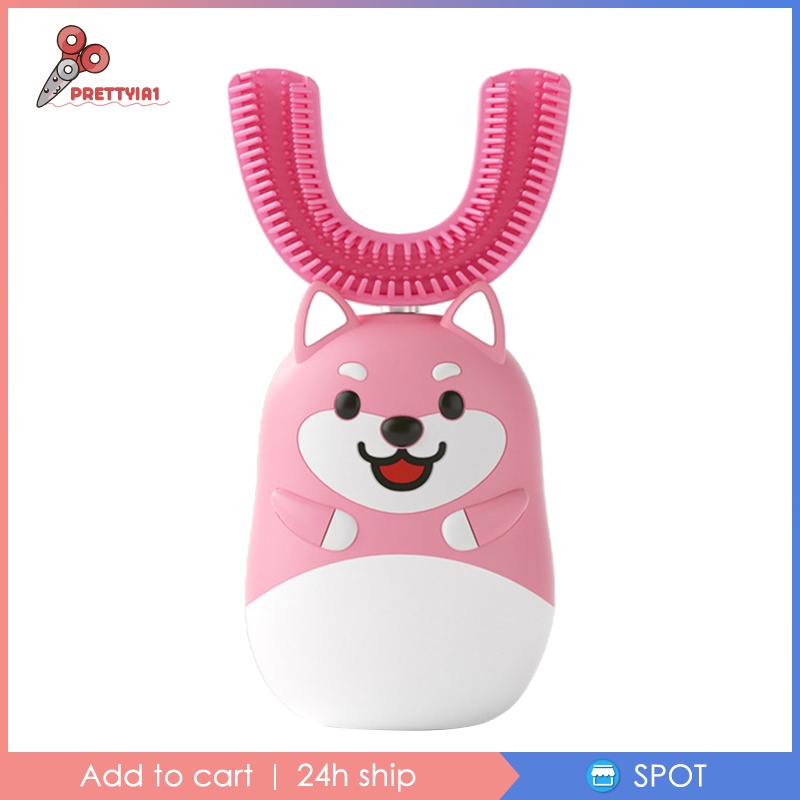 Bàn Chải Đánh Răng Điện Hình Chữ U Prettyia1 Cho Bé