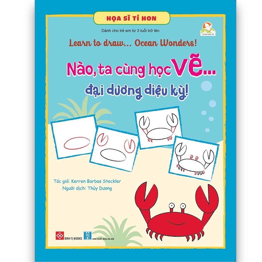 SÁCH - Họa sĩ tí hon - Learn to draw... Ocean Wonders! - Nào, ta cùng học vẽ… đại dương diệu kỳ!