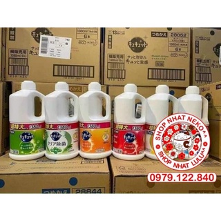 Nước rửa chén bát Kao 1380 ml Nhật bản đậm đặc