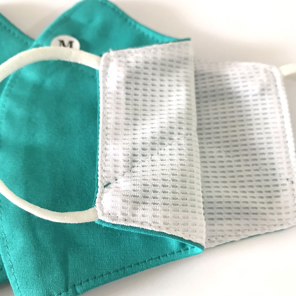 [Mua 4 tặng 1] Khẩu trang vải thời trang chính hãng Azumikichi, chuẩn Đức, màu xanh lý | BigBuy360 - bigbuy360.vn