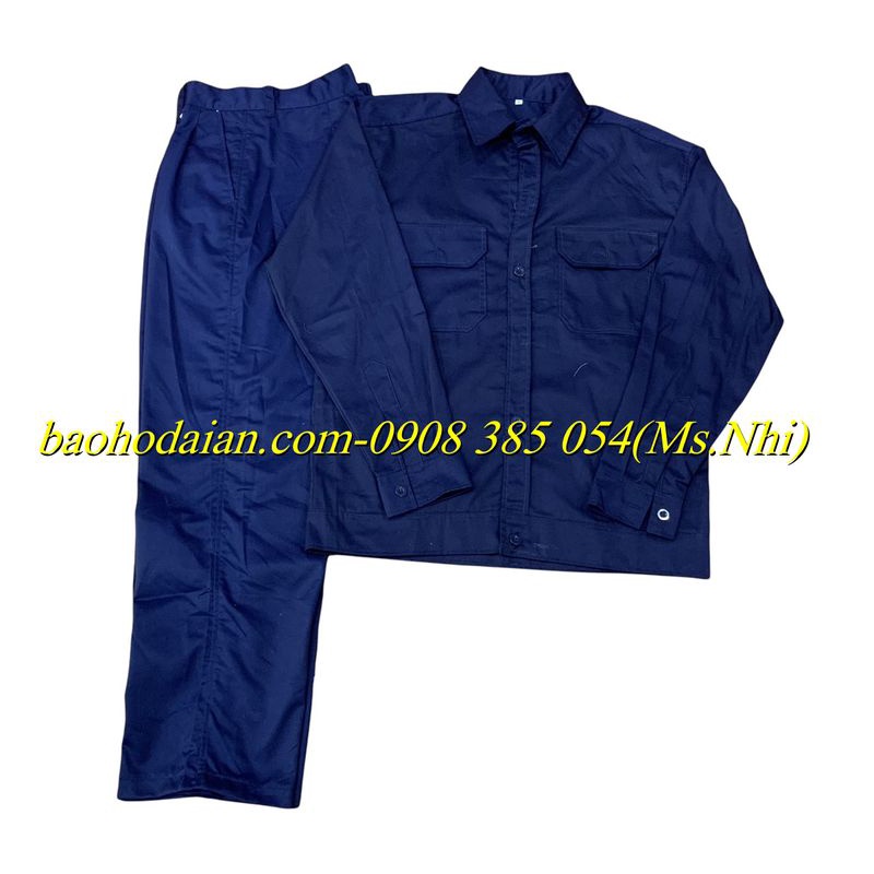 Quần Áo Công Nhân Vải Kaki 65/35 Dài Tay