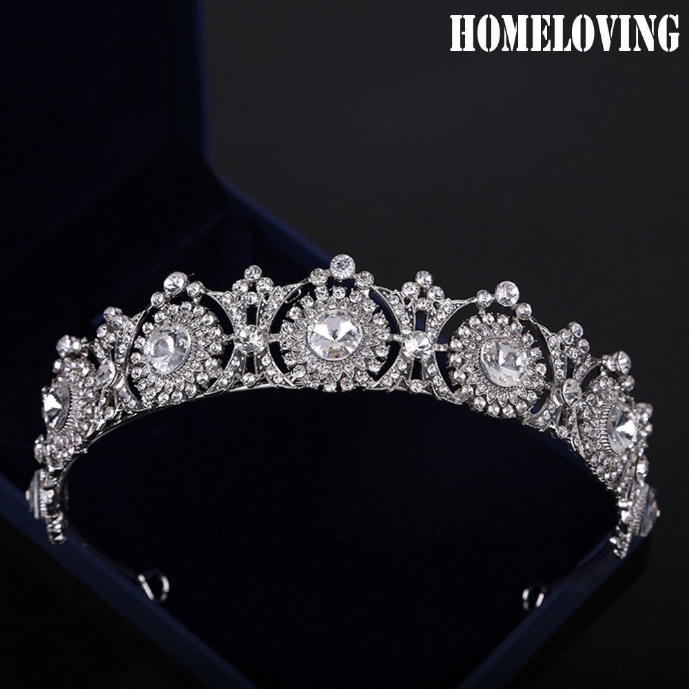 Vòng vương miệng đội đầu phong cách công chúa cổ điển dành cho ngày cưới