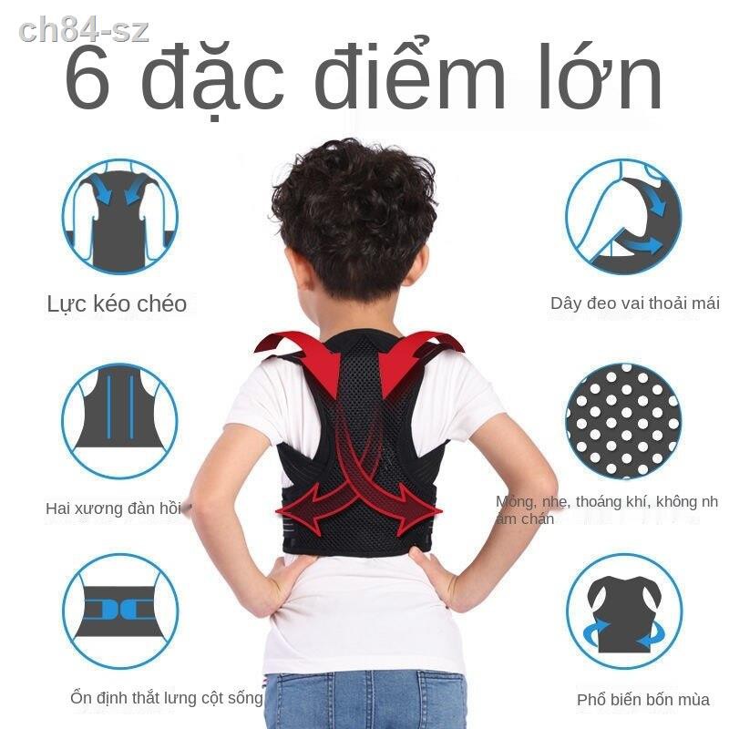 [bán chạy]đai lưng chỉnh kyphosis loại tốt, an toàn cho học sinh của trẻ em, vai mở, không viết, tư thế ngồi, điều chống