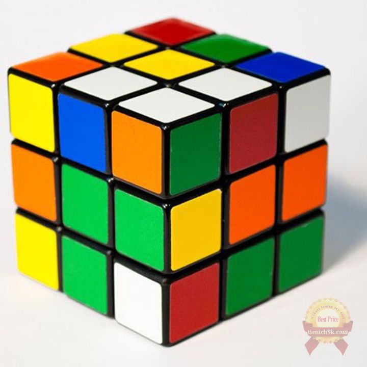 Rubik con xoay đồ chơi thông minh 3x3 loại lớn 5.5cm và mini 3cm phát triển tư duy hình học