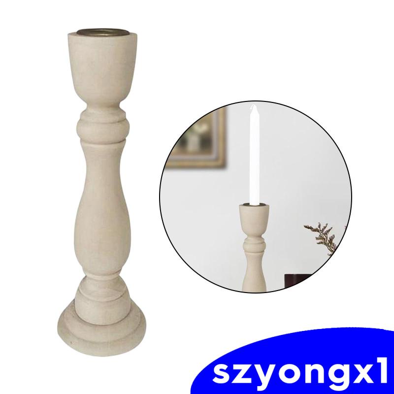 Chân Nến Bằng Gỗ 12.5x6x2cm Trang Trí Nhà Cửa