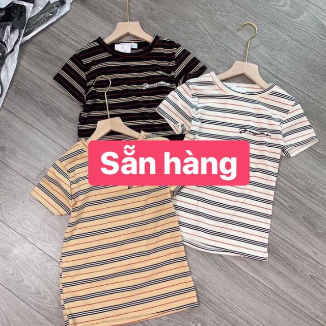 Áo tăm kẻ sọc co giãn 4 chiều
