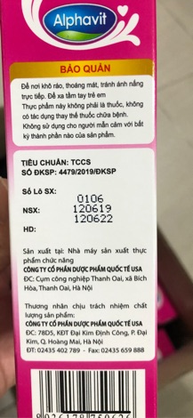Alphavit Ăn Ngon Ngủ Tốt hộp 20 ống