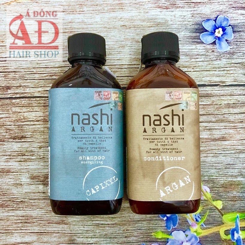 [ NASHI-CHÍNH HÃNG ] DẦU GỘI XẢ CHỐNG RỤNG TÓC NASHI ARGAN CAPIXYL