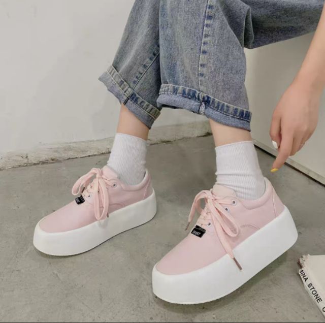 Giày Sport màu basic siêu độn