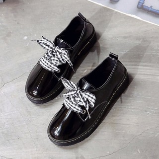 ] (ORDER) giày Ulzzang dây vải caro