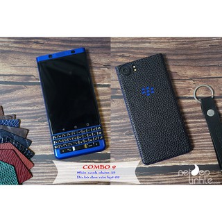 Miếng dán da full viền điện thoai BlackBerry Keyone  – Da bò thật 100% - chính hãng Nét Đẹp Tinh Tế
