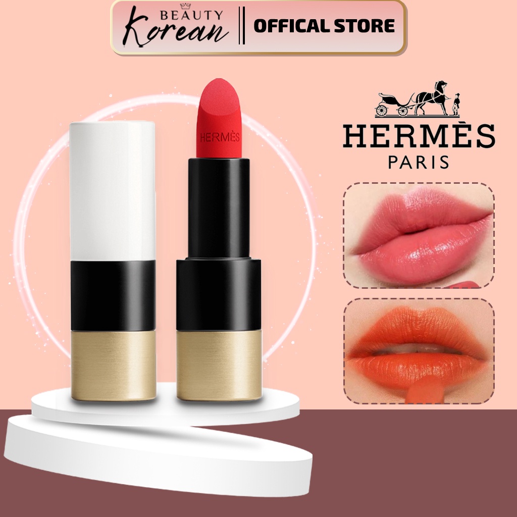 Son hermes chính hãng, Son Hermès Rouge Matte và Satin Lipstick