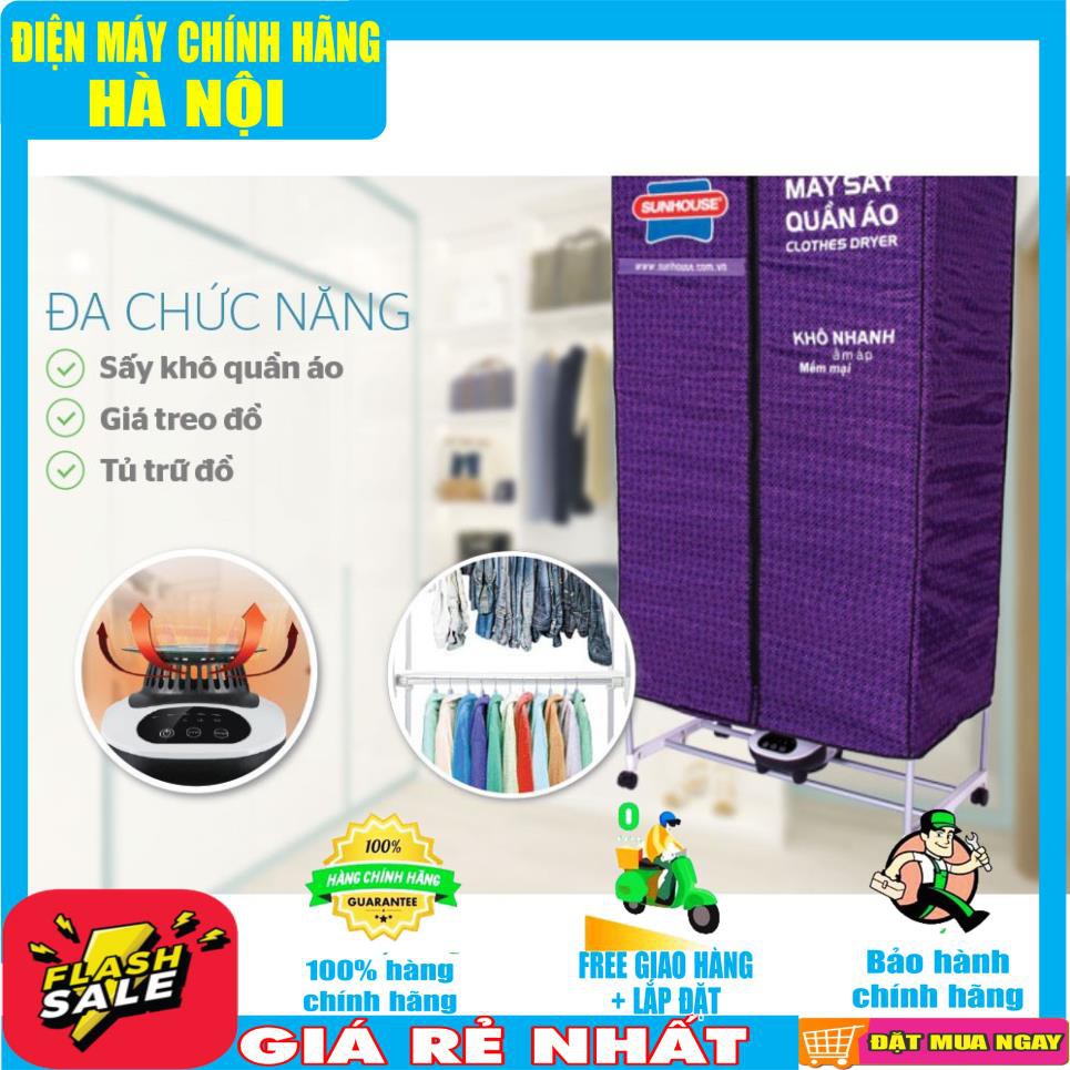 Máy sấy quần áo SUNHOUSE SHD2707