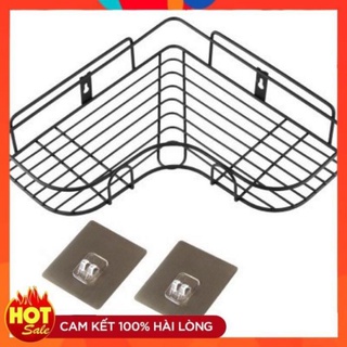 Kệ góc sắt dán tường nhà tắm