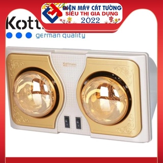 Đèn sưởi nhà tắm Kottmann 2 bóng K2B-H