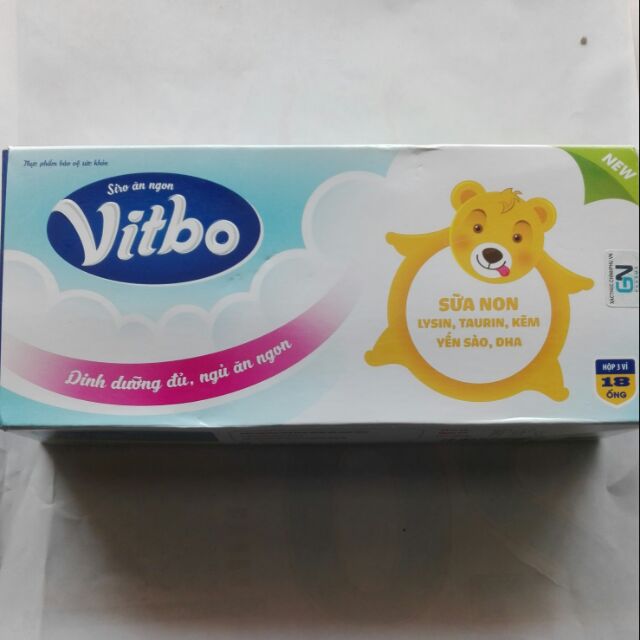 Siro Ăn Ngon Vitbo hộp 18 ống