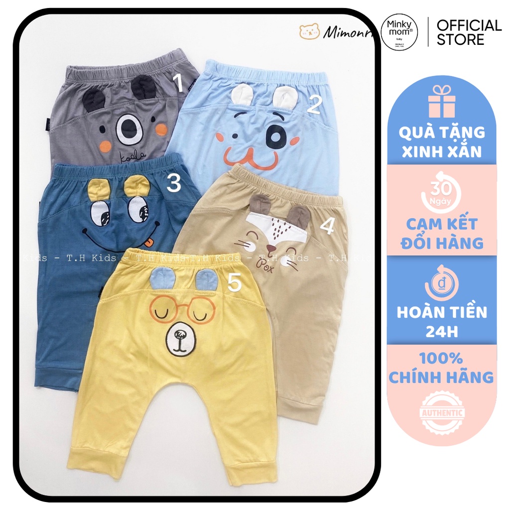 [SALE] Quần Mông Thú Cho Bé Trai, Bé Gái KIMCHIBABY In Gấu Koala, Quần Dài Trẻ Em Thu Đông KWQTD2203