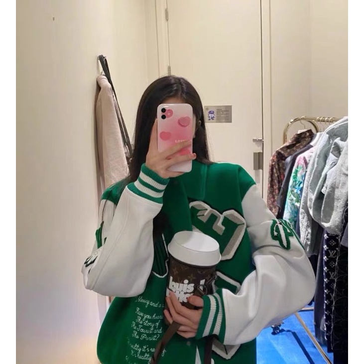 Áo khoác Dạ xanh lá