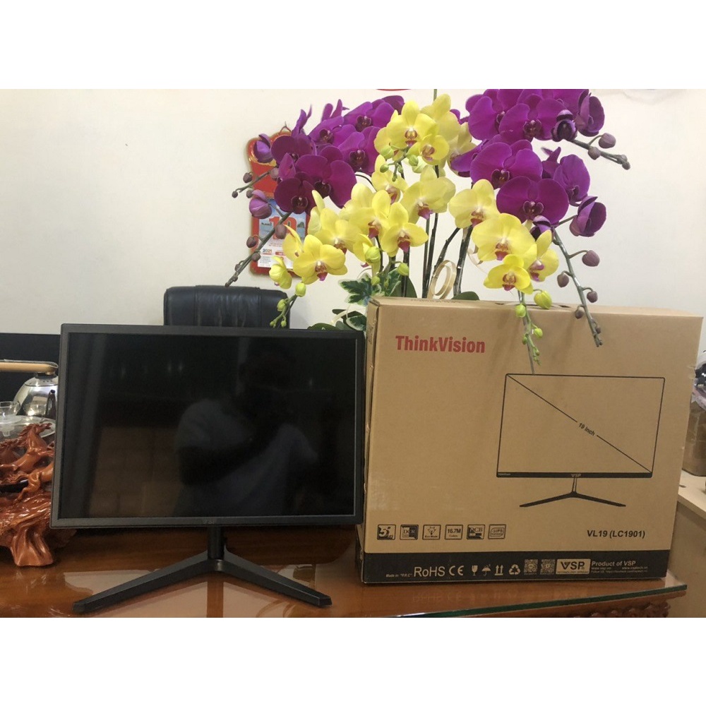 Màn hình máy tính LCD 19" VSP VL19 (LC1901) - kết nối VGA (Đen) - Nhất Tín Computer | BigBuy360 - bigbuy360.vn