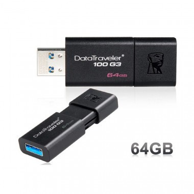 USB 3.0 64GB Kingston DT100G3 - Bảo hành 5 năm | BigBuy360 - bigbuy360.vn