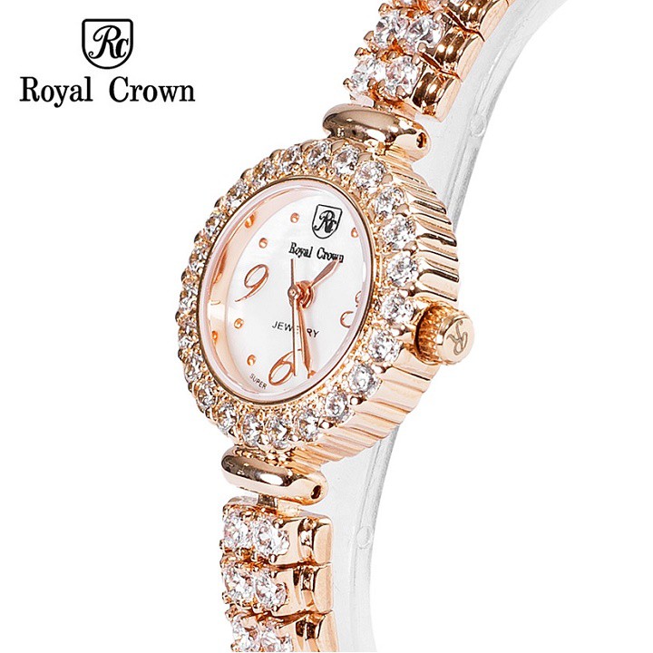 Đồng hồ Chính Hãng Royal Crown 63804 Jewery vàng hồng