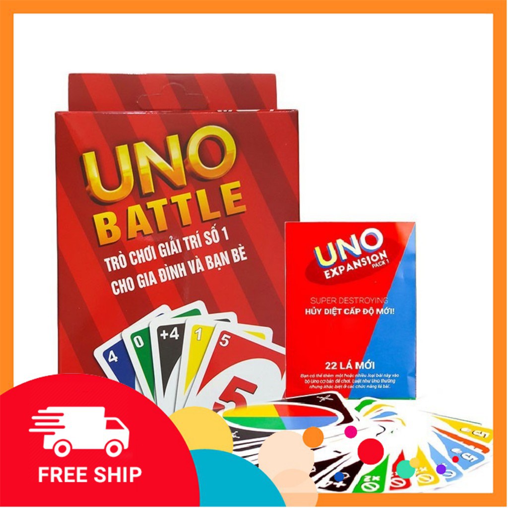 Combo Bài Uno Đại Chiến & Uno Mở Rộng Expansion