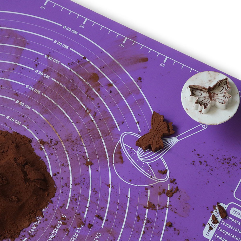 EPOCH Thảm Silicon Nhào Bột Làm Bánh Tiện Dụng 45x60cm