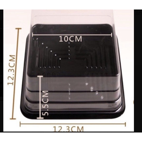 Hộp XY 12 -12 lòng rộng 10cm phù hợp cho bánh từ 200g đến 250g (SET 10 HỘP)