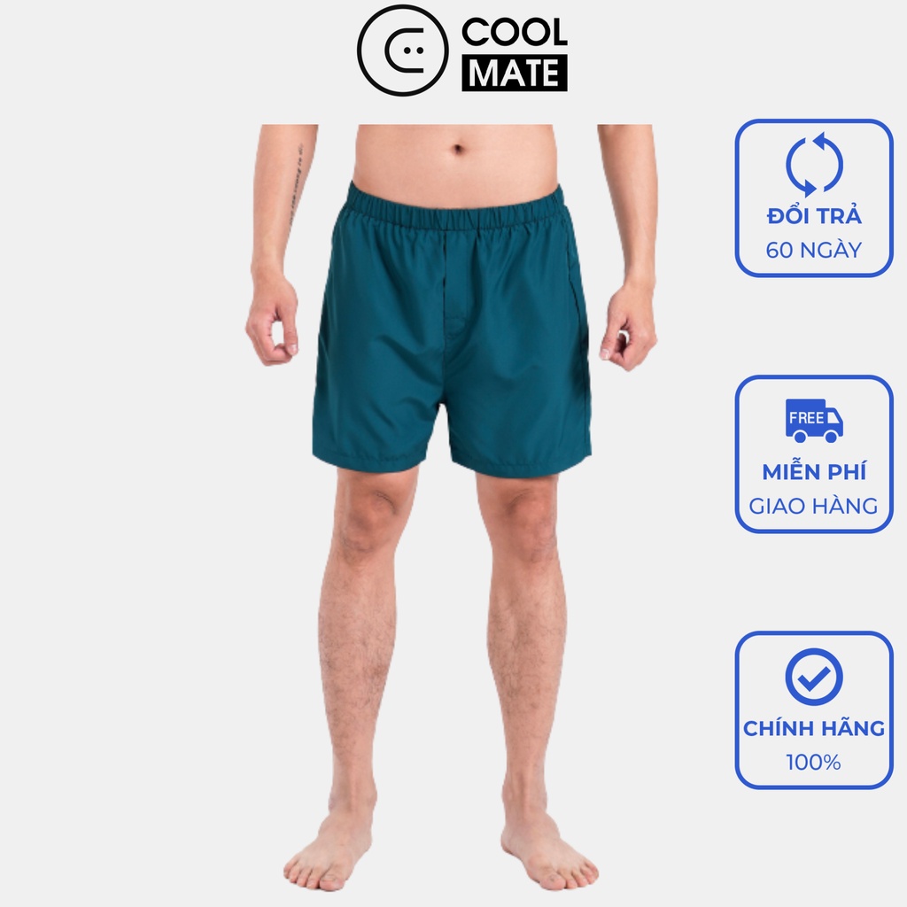 Quần Shorts mặc nhà Coolmate Basics Màu Xanh Thép