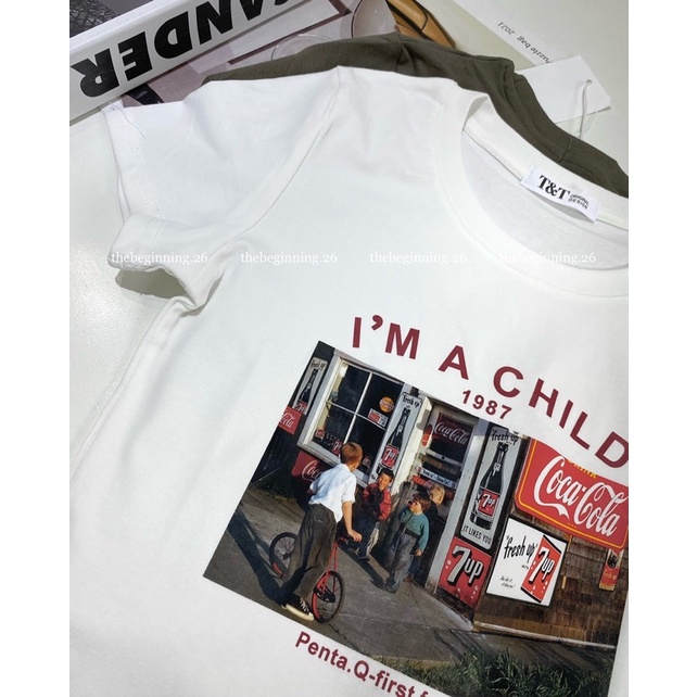 ( Ảnh thật ) Baby tee Áo phông in hình QCCC