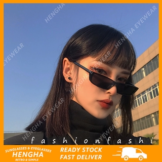 Kính mát HENGHA gọng chữ nhật phong cách cổ điển Hàn Quốc