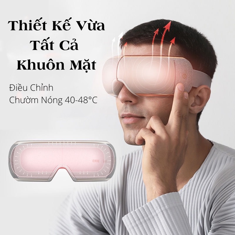 [Tiêu Chiến Đại Diện]Máy Massage Mắt Breo iSeeX Pro Đa Chức An Toàn Cho Người Lớn Và Trẻ Nhỏ Breo Market