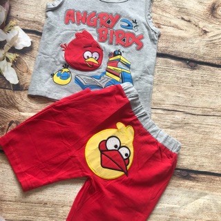 Bộ cotton anggybirds 4 chiều hàng xuất