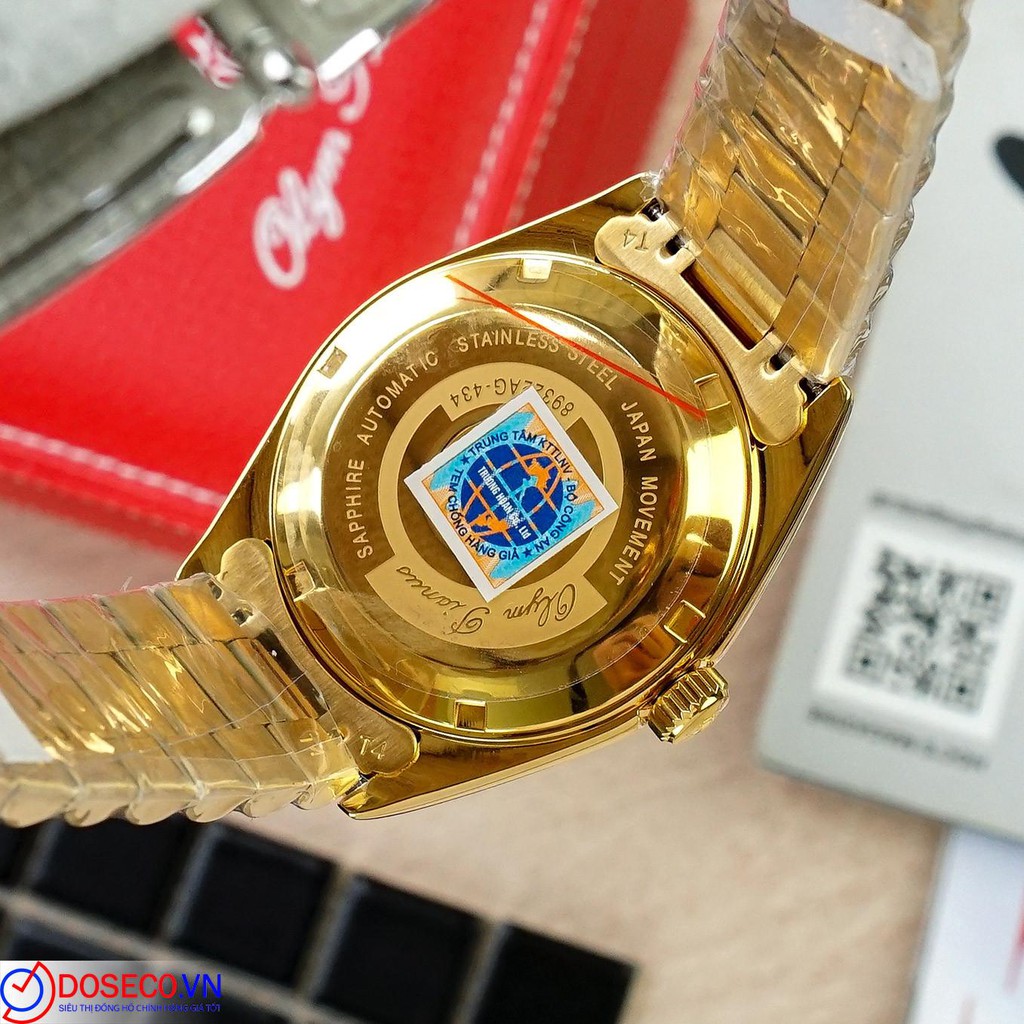 Đồng Hồ Cơ Nam Olym Pianus OP89322 AGK TRẮNG Nam Máy Cơ Chính Hãng