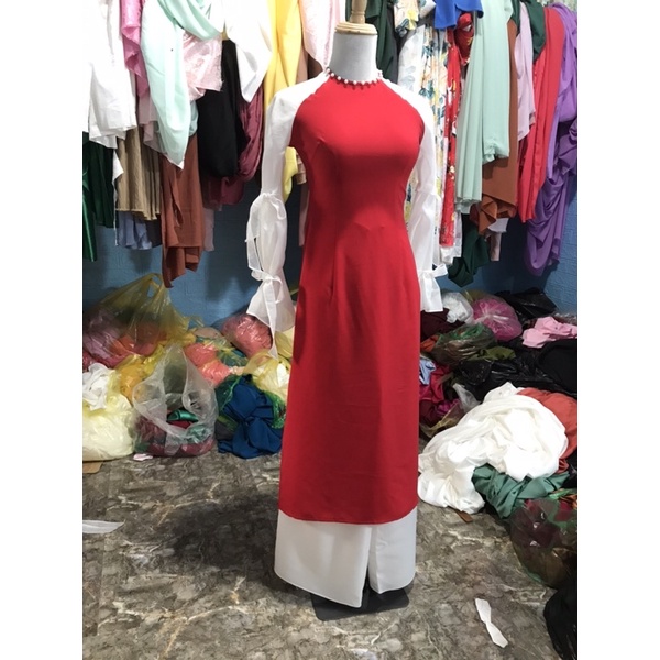 Áo dài cách tân kèm quần