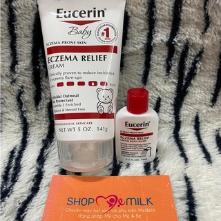 Kem dưỡng ẩm, sữa tắm giảm chàm, viêm da cho bé Eucerin Baby Eczema Relief Body Creme