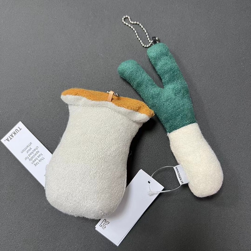 Móc Khóa Hình Rau Củ Quả Nhồi Bông Đáng Yêu