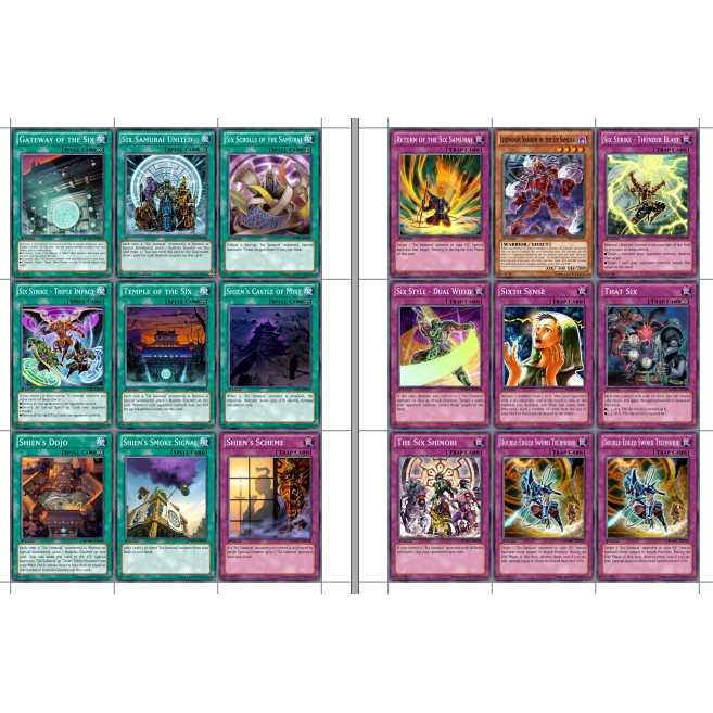 Bộ bài Six Samurai