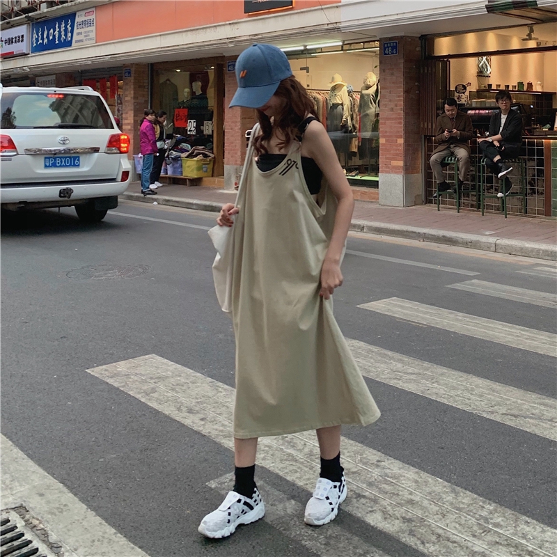 Váy không tay dáng rộng dài thời trang sành điệu cho nữ