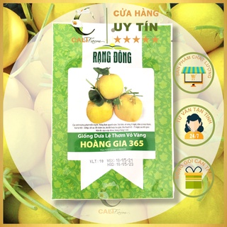 Hạt Giống Dưa Lê Thơm Vỏ Vàng Hoàng Gia RD 365 gói 1gr năng suất cao và thơm ngon