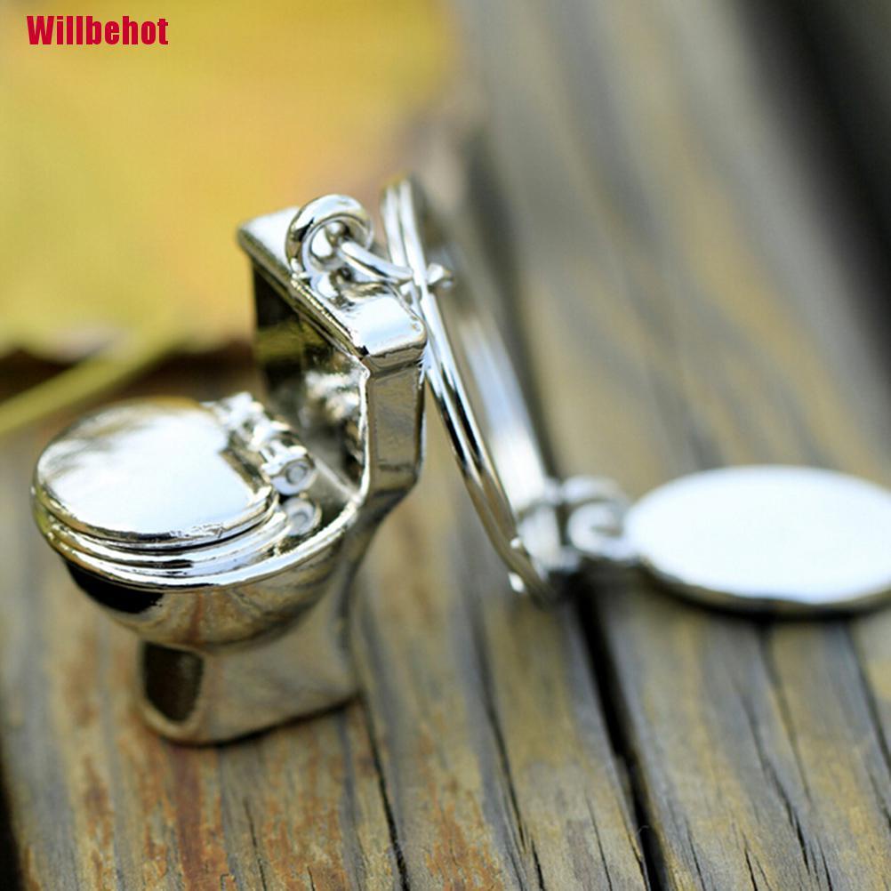 Chìa Khóa Bồn Cầu mini Bằng Kim Loại Dễ Thương