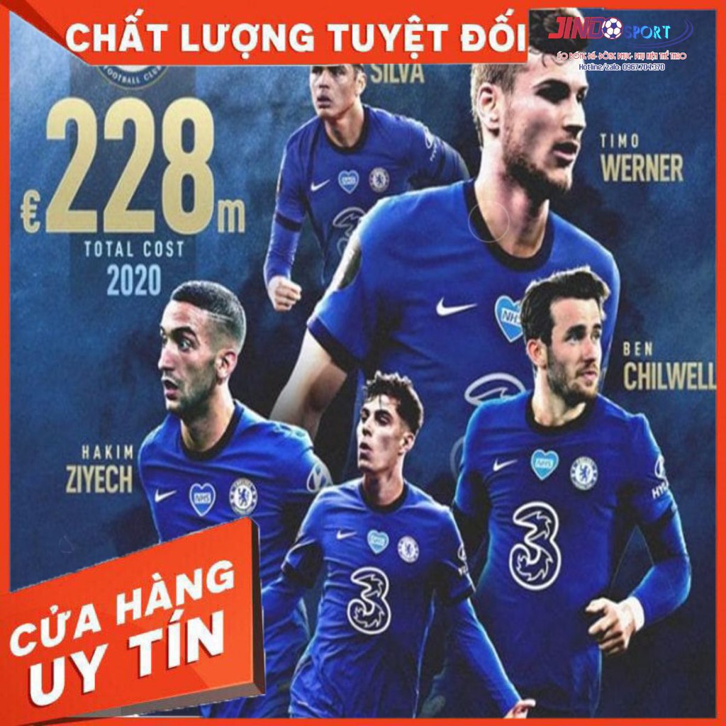 Áo bóng đá CLB Chelsea mẫu mới nhất