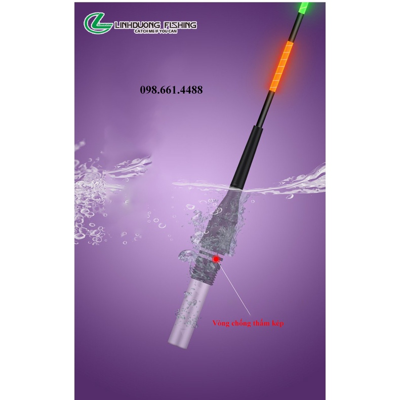 Phao săn hàng ngày đêm - DA , ngọn chống gãy, độ cứng cao, tín hiệu chuẩn được làm từ Nano cao cấp