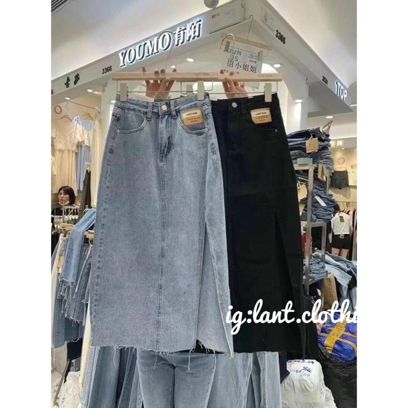 chân váy jean xẻ 126 | BigBuy360 - bigbuy360.vn