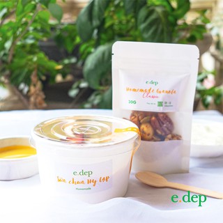 Granola 30g & Sữa chua Hy Lạp 100g, Homemade Eat Clean, Combo tiết kiệm