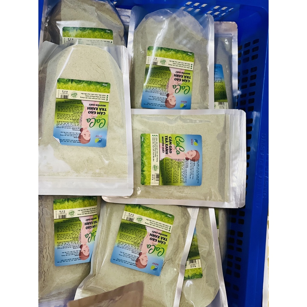 Gói 300gr tắm trắng cám gạo trà xanh,đắp mặt dưỡng da dùng cả cho face &amp; body chính hãng