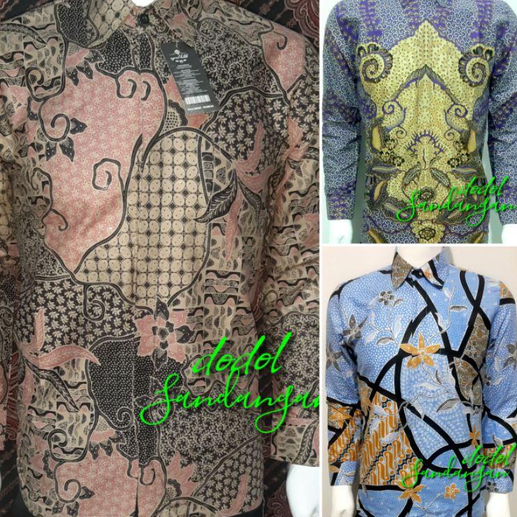 Hầu hết muốn... Áo Sơ Mi Nam Dài Tay Màu Tím / Hồng / Tím / Xanh Da Trời | Batik Màu Mềm Mại Cỡ M L XL XXL